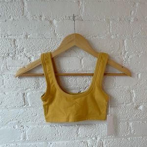 ARQ Wide Strap Bra, buttercup XS